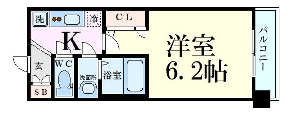 野田駅 徒歩7分 8階の物件間取画像